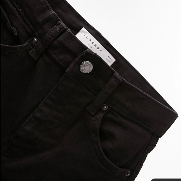 -TOPSHOP JAMIE BLACK JEANS - Size 28 - Picture 3 of 8